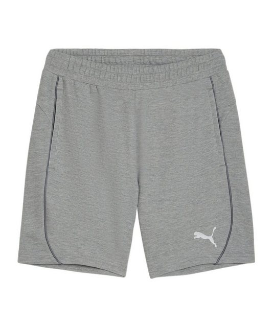 Bild von PUMA teamFINAL Casuals Shorts, Unisex-Erwachsene Gestrickte Shorts, Medium Gray Heather-PUMA Silver, 658538