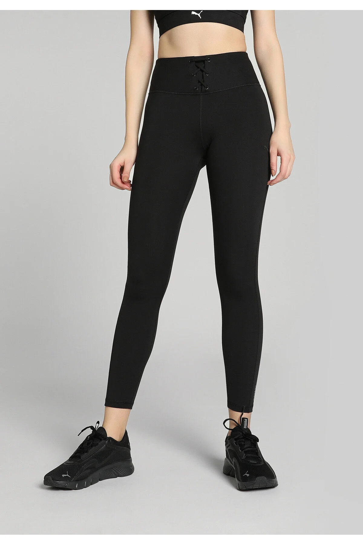 Bild von Puma, Damen, Tights, W Train Cloudspun Rib Tight (L), Schwarz, L