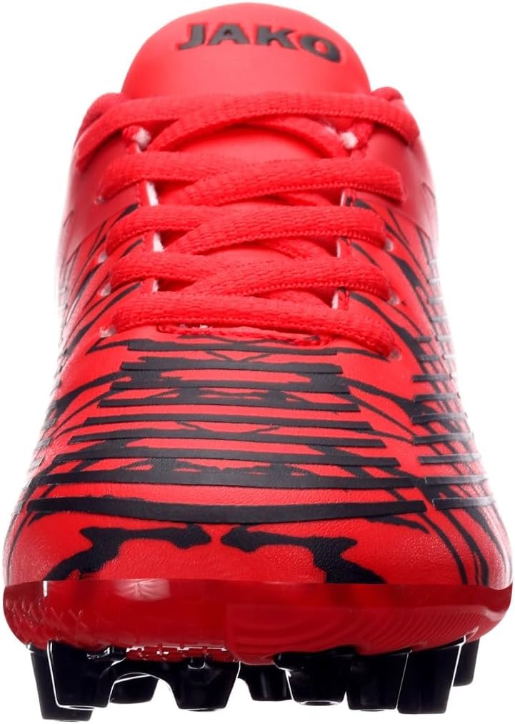Bild von JAKO Fußball Unisex Schuhe Training Sport Fussballschuhe für Rasen mit Noppen & SenseTouch OberflächeJ-SFG Take in Rot/Schwarz in Größe 42