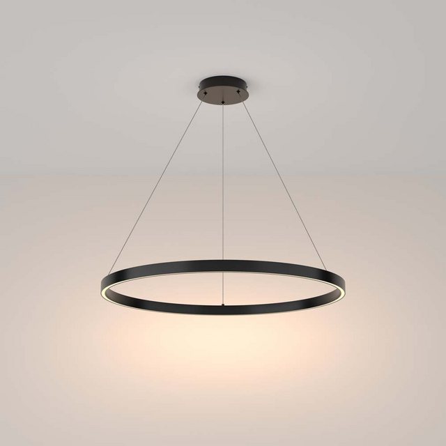Bild von Maytoni, Pendelleuchte, Rim LED Pendelleuchte, Hängeleuchte 51W Schwarz 85Ra Warmweiss (3000 lm)