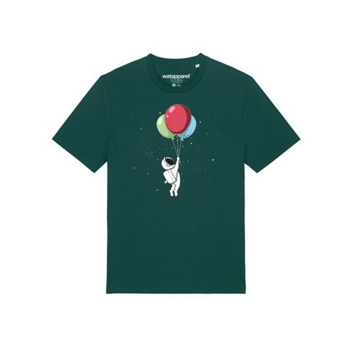 Bild von Wat? Apparel Print-Shirt Little Balloon Astronaut (1-tlg)