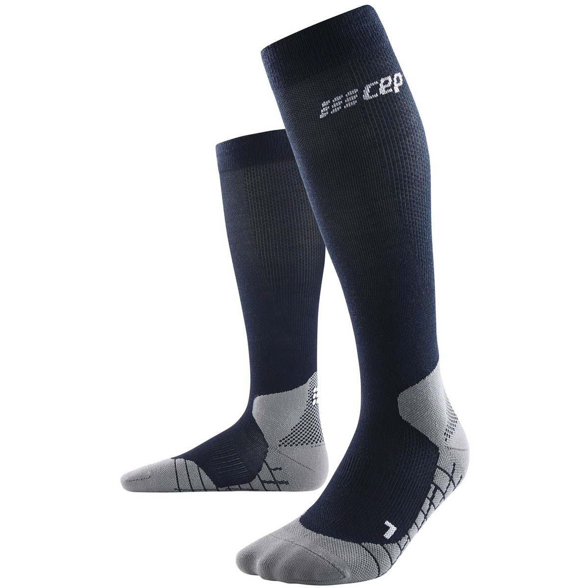Bild von CEP - HIKING LIGHT MERINO SOCKS REDESIGN für Herren | Lange Wandersocken mit aktivierender Kompression | Trekkingsocken für leichte Beine in blau | Größe V |XL