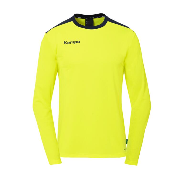 Bild von Kempa Emotion 27 Langarmshirt 200512792 fluo gelb/marine - Gr. L
