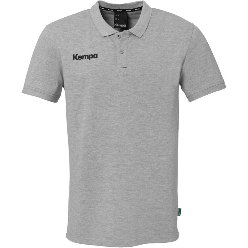 Bild von Kempa Prime Polo Shirt 200235131 dark grau melange - Gr. 140