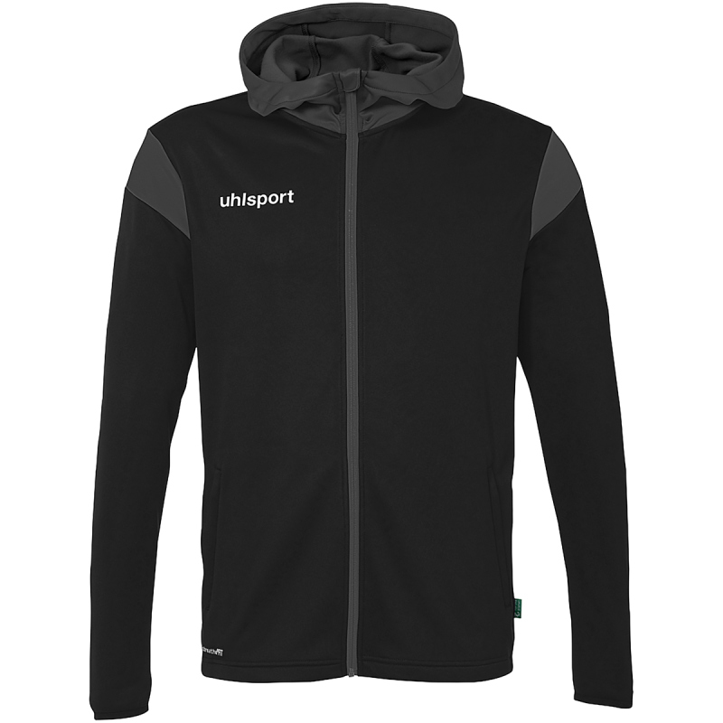 Bild von uhlsport Squad 27 Track Trainingsjacke mit Kapuze Kinder schwarz/anthra 128
