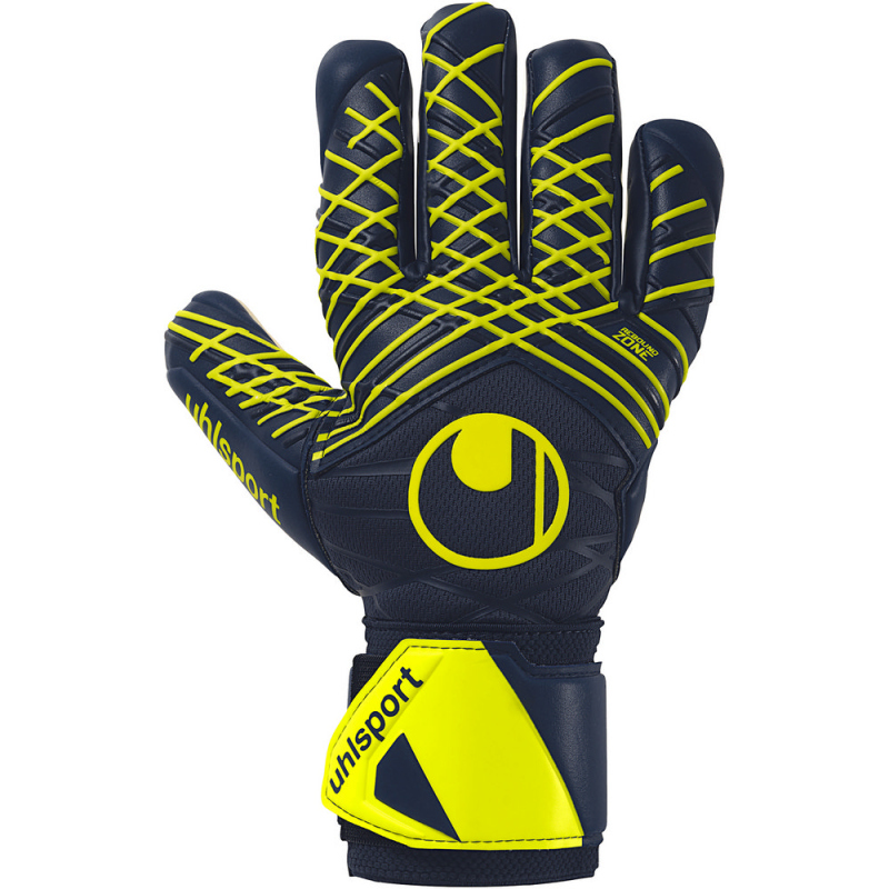 Bild von uhlsport Prediction Supersoft HN Torwarthandschuhe marine/weiß/fluo gelb 7