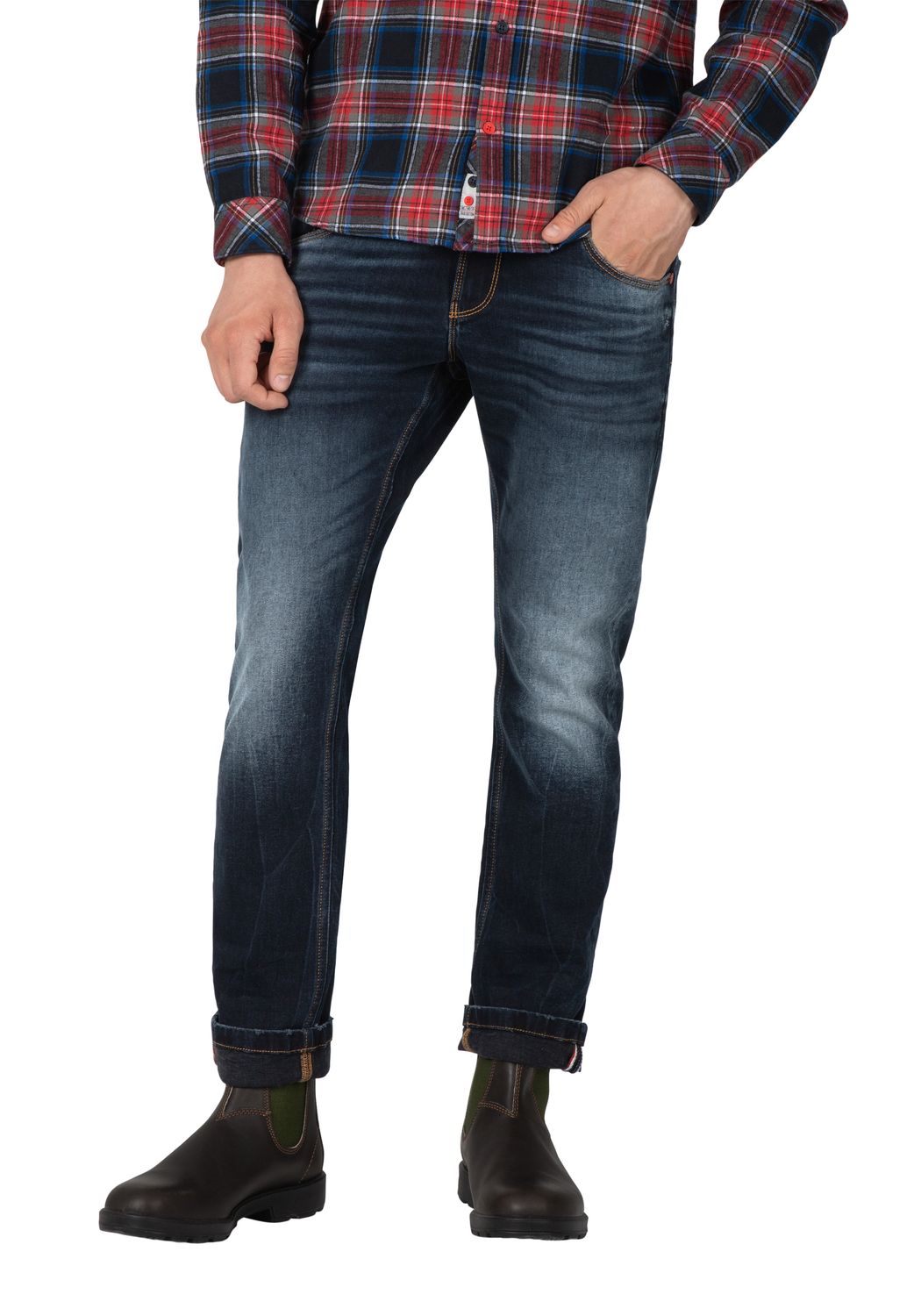 Bild von TIMEZONE Herren Jeans SLIM SCOTTTZ - Slim Fit - Blau - Indigo Dust Wash