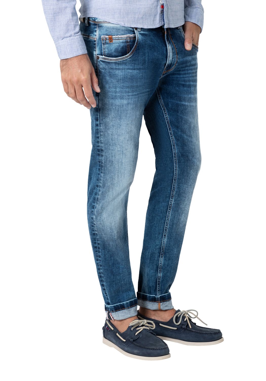 Bild von TIMEZONE Herren Jeans SLIM SCOTTTZ - Slim Fit - Blau - Light Indigo Wash