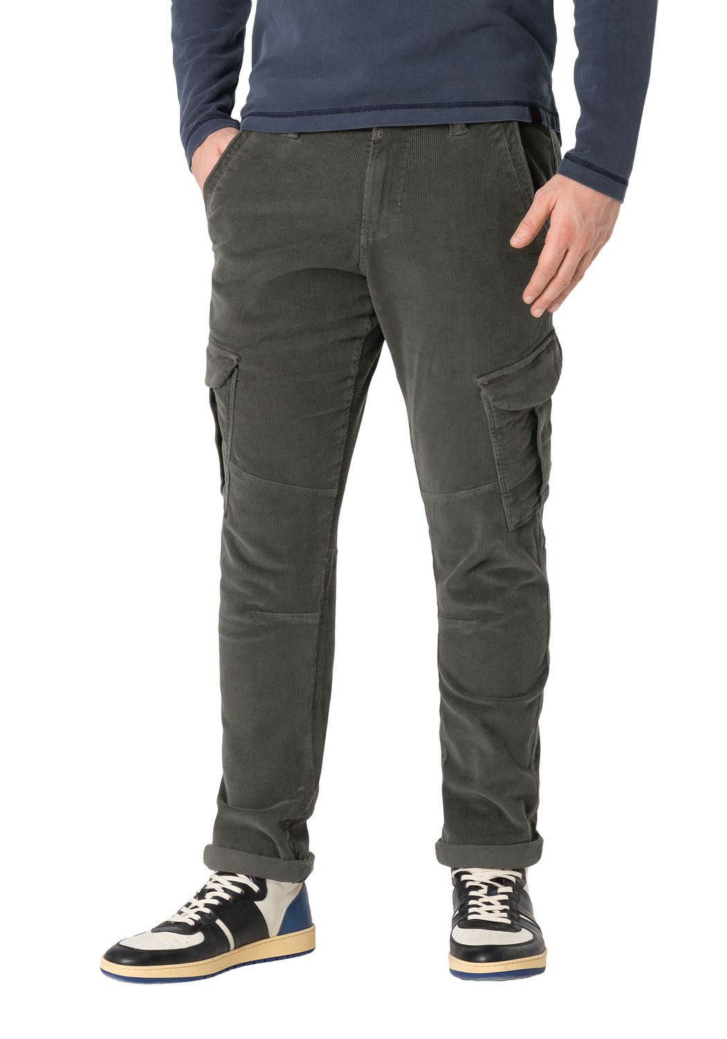 Bild von TIMEZONE Herren Cargo Hose REGULAR NIKLASTZ - Regular Fit - Grau Blau Grün Braun