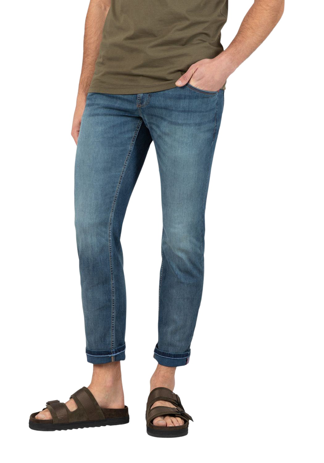 Bild von TIMEZONE Herren Jeans SLIM SCOTTTZ - Mid Waist - Slim Fit - Blau