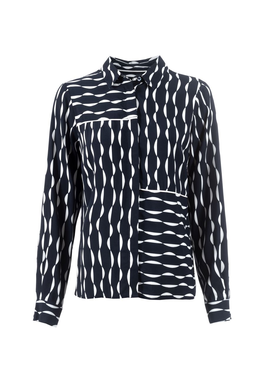 Bild von Soquesto Bluse NoemiaSOQ navy