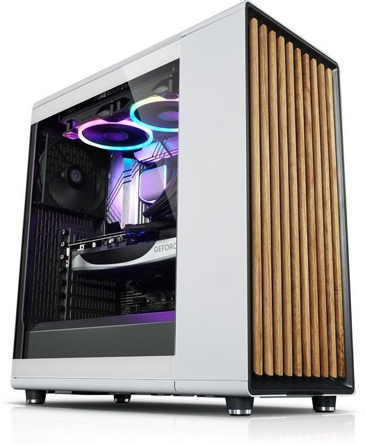Bild von Kiebel White Forest V Gaming-PC (AMD Ryzen 7 AMD Ryzen 7 5800X, RTX 4060 Ti, 32 GB RAM, 1000 GB SSD, Wasserkühlung)