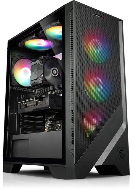 Bild von Kiebel Cobra VII Gaming-PC (AMD Ryzen 5 AMD Ryzen 5 7600X, RTX 4060 Ti, 32 GB RAM, 1000 GB SSD, Luftkühlung, WLAN, RGB-Beleuchtung)