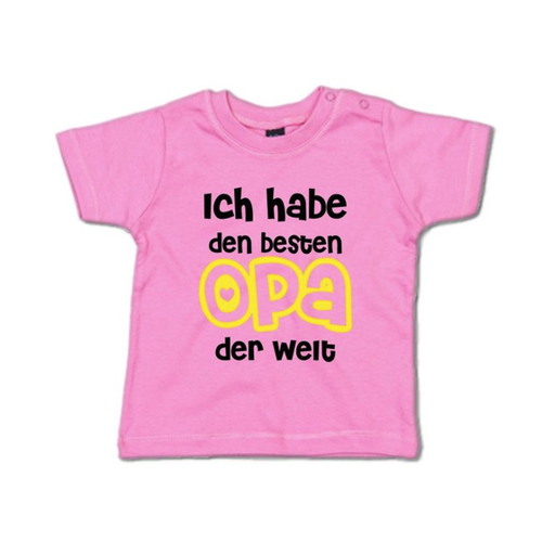 Bild von G-graphics T-Shirt "Ich habe den besten Opa der Welt" - Baby T-Shirt mit Spruch