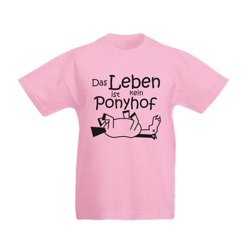 Bild von G-graphics T-Shirt Das Leben ist kein Ponyhof für Kinder – Ein umfassender Produkt-Check