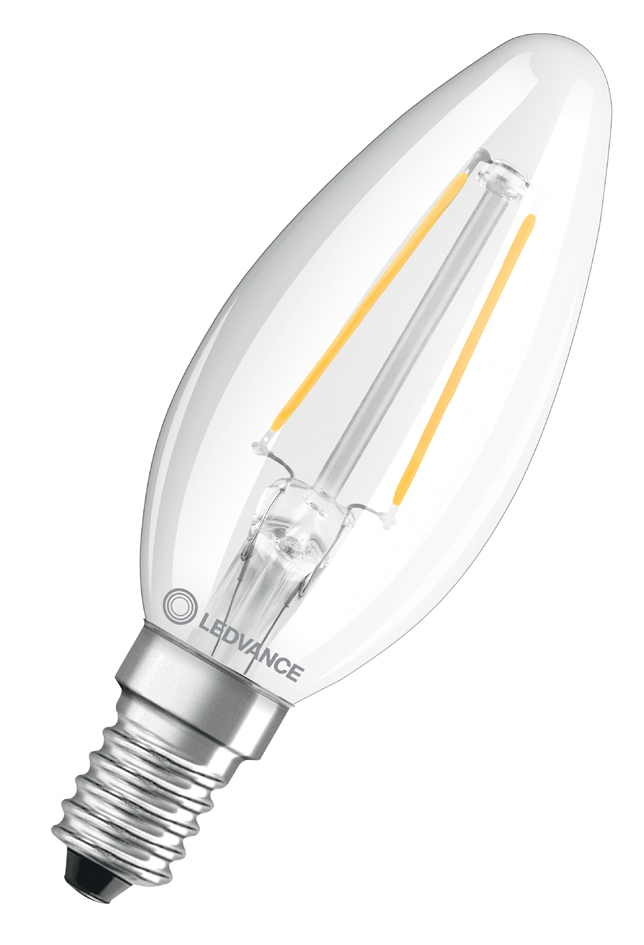 Bild von Ledvance LED-Leuchtmittel PARATHOM Retrofit CLASSIC B 25  2.5 W/2700 K E14  - 4099854069451