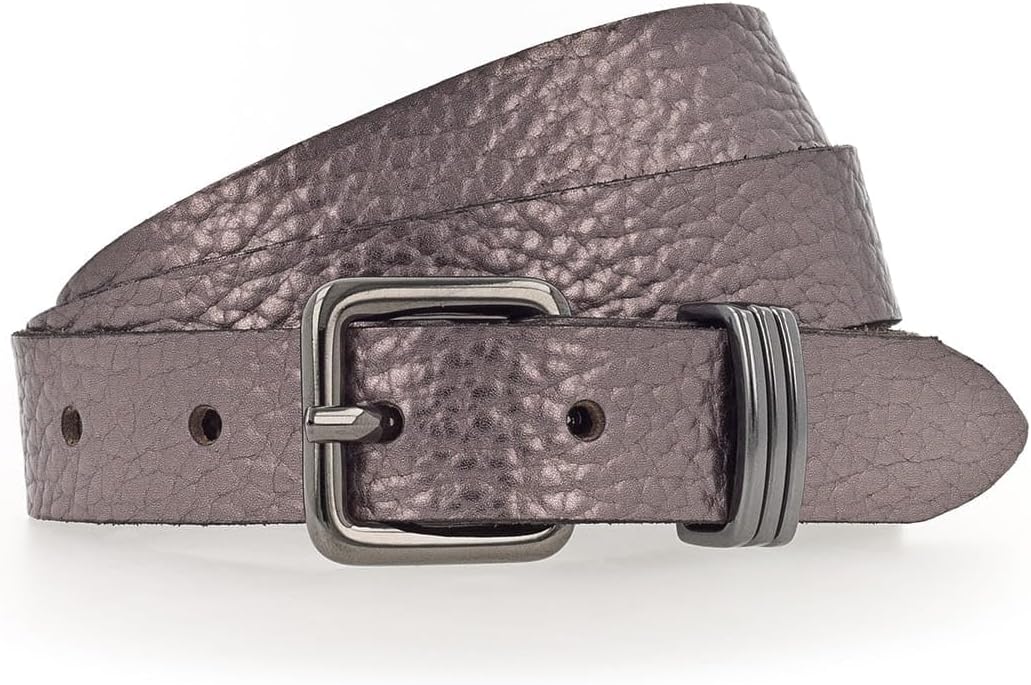 Bild von Tamaris Gürtel Essential Classics TB0008L05 Damen Gürtel Uni silbergrau metallic 0160