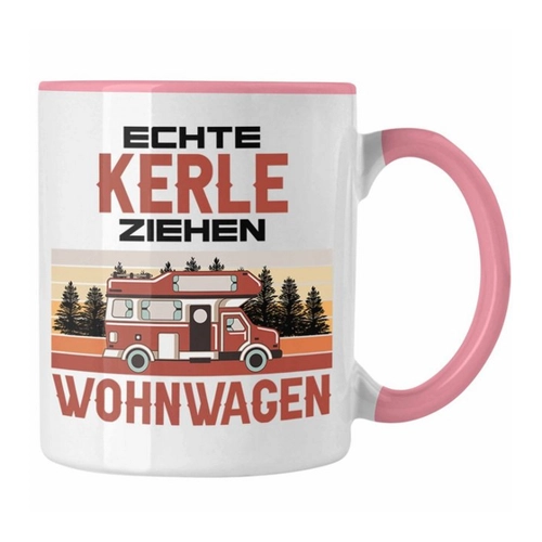 Bild von Trendation Tasse - Echte Kerle Ziehen Wohnwagen Camper