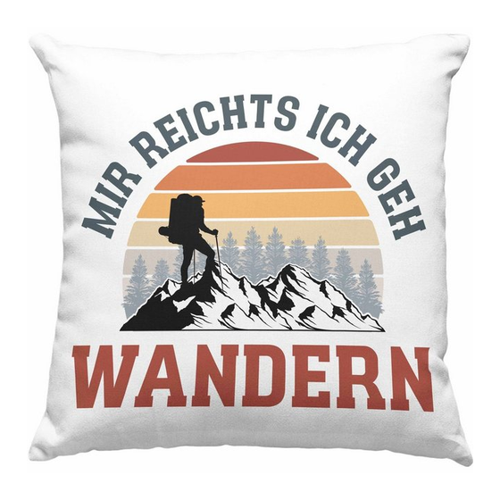 Bild von Trendation Dekokissen - Wandern Geschenk Wanderer