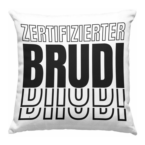 Bild von Trendation Dekokissen - Zertifizierter Brudi Kissen Geschenk Beste Freund Bruder