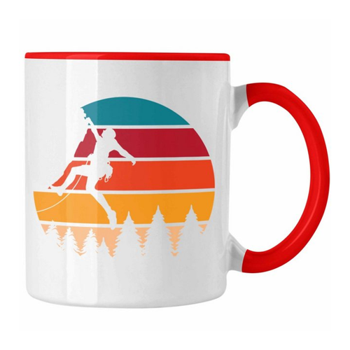 Bild von Trendation Klettern Tasse – Das perfekte Geschenk für Outdoor-Enthusiasten
