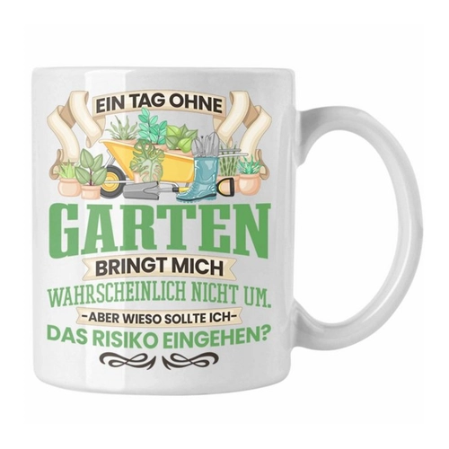 Bild von Trendation Garten Tasse – Ein Geschenk für Gärtner