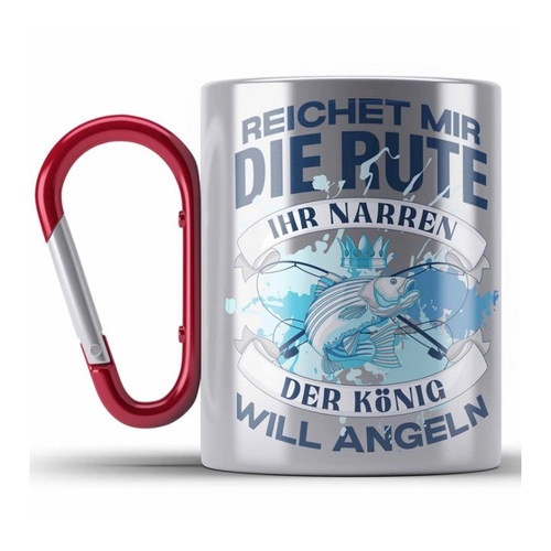 Bild von Trendation Thermotasse Angler Edelstahl – Das perfekte Geschenk für Fischer