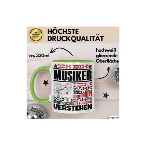 Bild von Trendation Tasse – Das perfekte Geschenk für Musiker