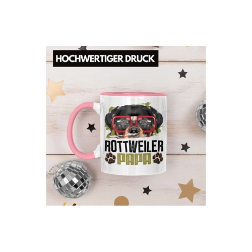 Bild von Trendation Tasse Rottweiler Papa – Das perfekte Geschenk für Hundeliebhaber