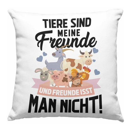 Bild von Trendation Dekokissen - Veganer Kissen Geschenk