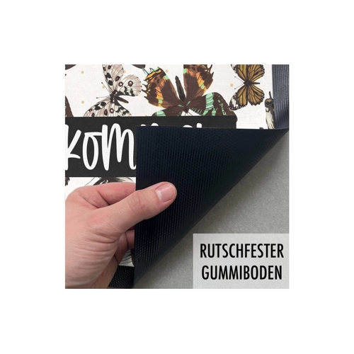 Bild von Trendation Fußmatte Willkommen Fußmatte Grafik Schmutzfangmatte Geschenk Außen Innenbereich
