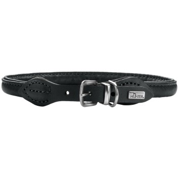 Bild von Hunter Halsband Round & Soft Canadian Up schwarz 50 cm