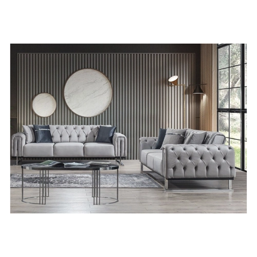 Bild von Villa Möbel Polstergarnitur Nova – 2-tlg. Set mit Relax-/Bettfunktion