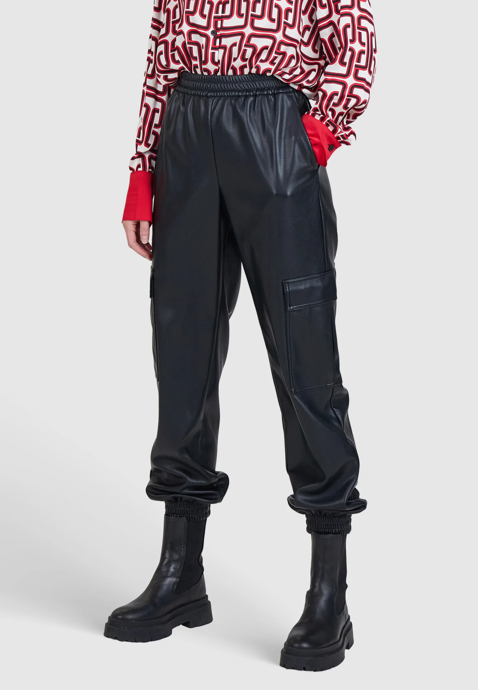 Bild von MARC AUREL Cargohose in Leder-Optik