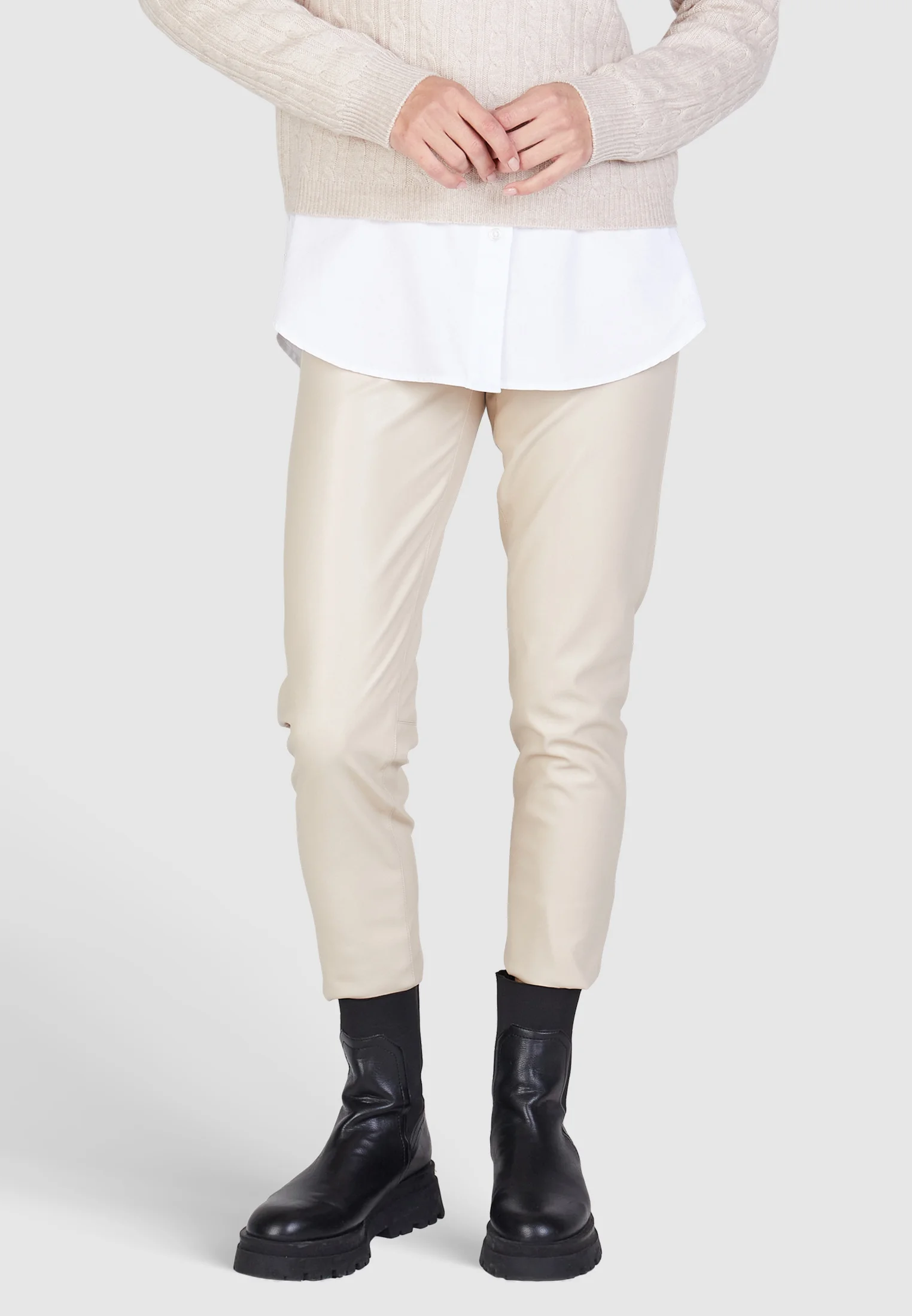 Bild von MARC AUREL Lederimitathose in Leder-Optik