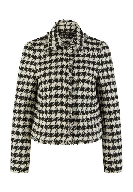 Bild von Boucléjacke mit Hahnentrittmuster