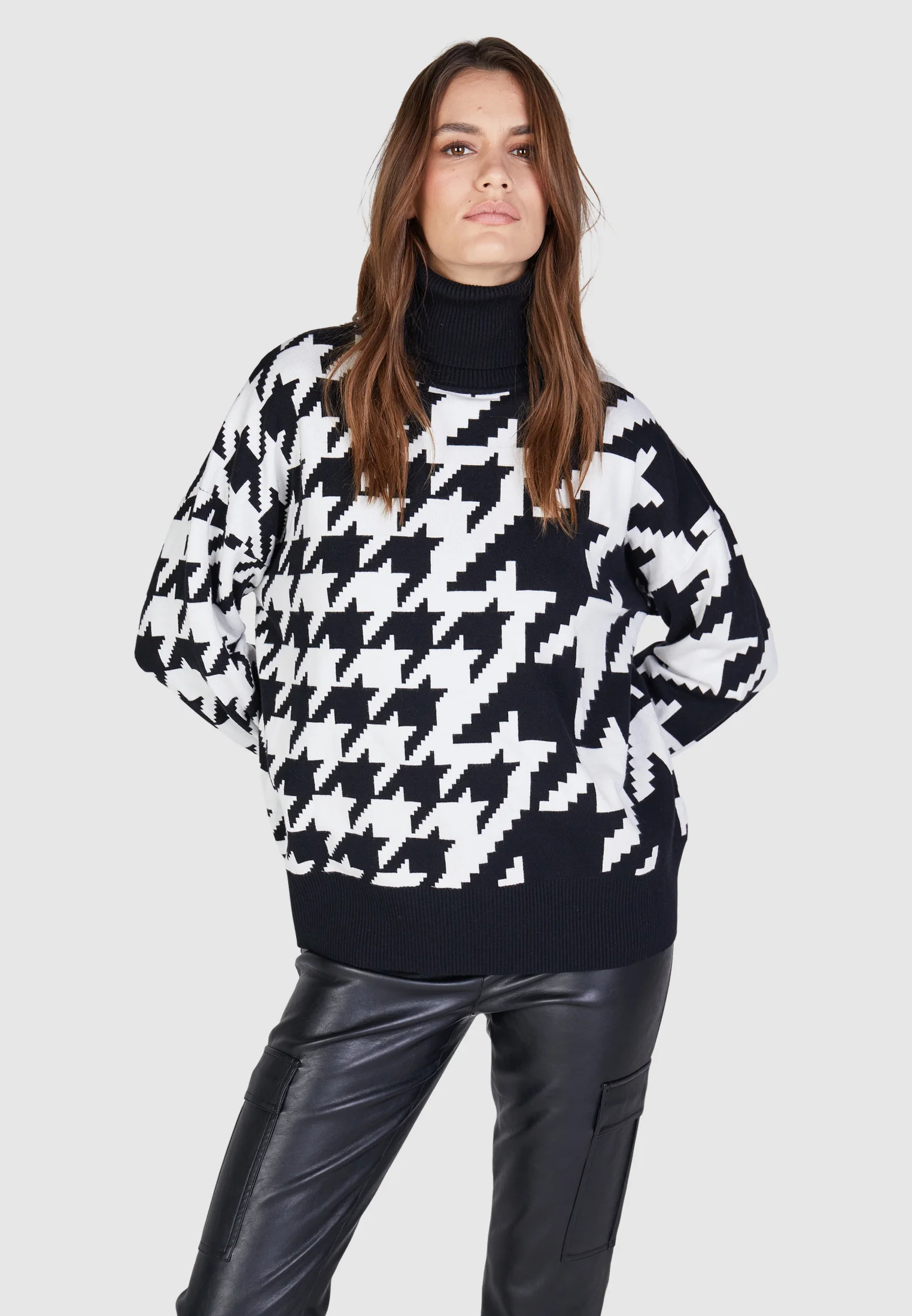 Bild von MARC AUREL Strickjacke im Hahnentritt-Muster