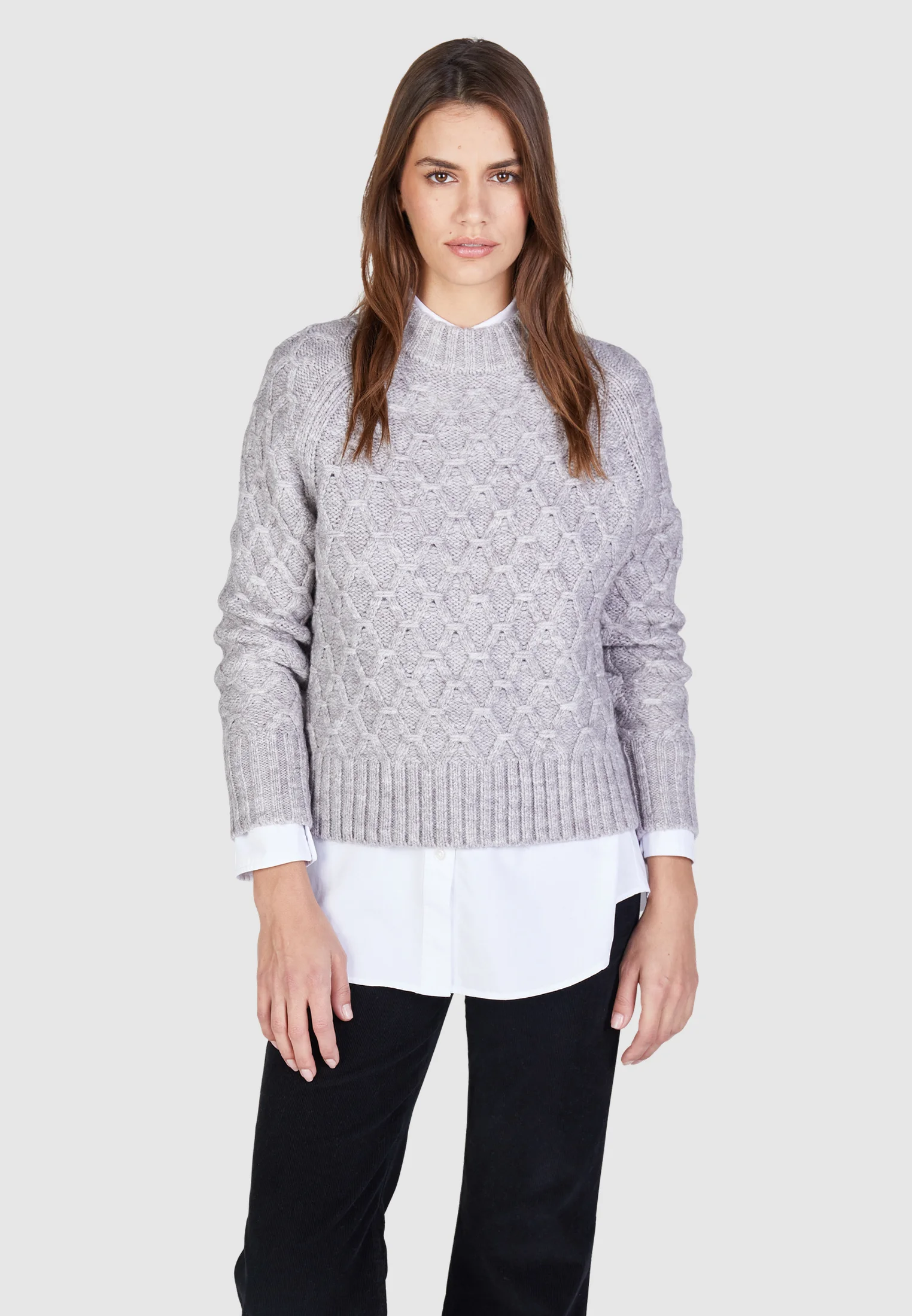 Bild von MARC AUREL Strickpullover Pullover mit opulentem Zopfmuster 66200