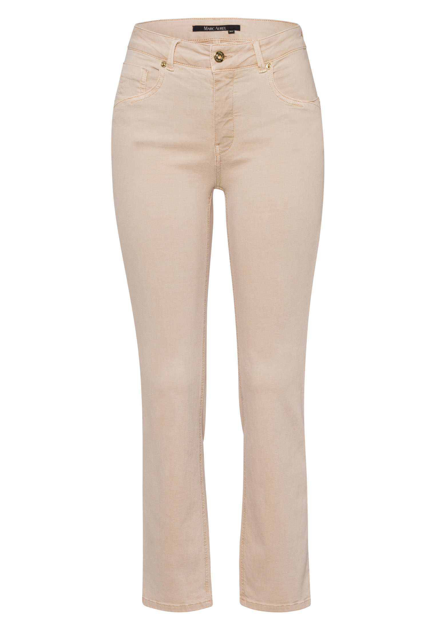 Bild von Cropped Flared Jeans mit Wascheffekten