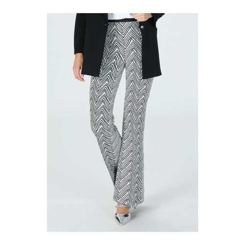 Bild von Hose aus Blow-Up Fischgrat Jacquard – Stil und Komfort vereint