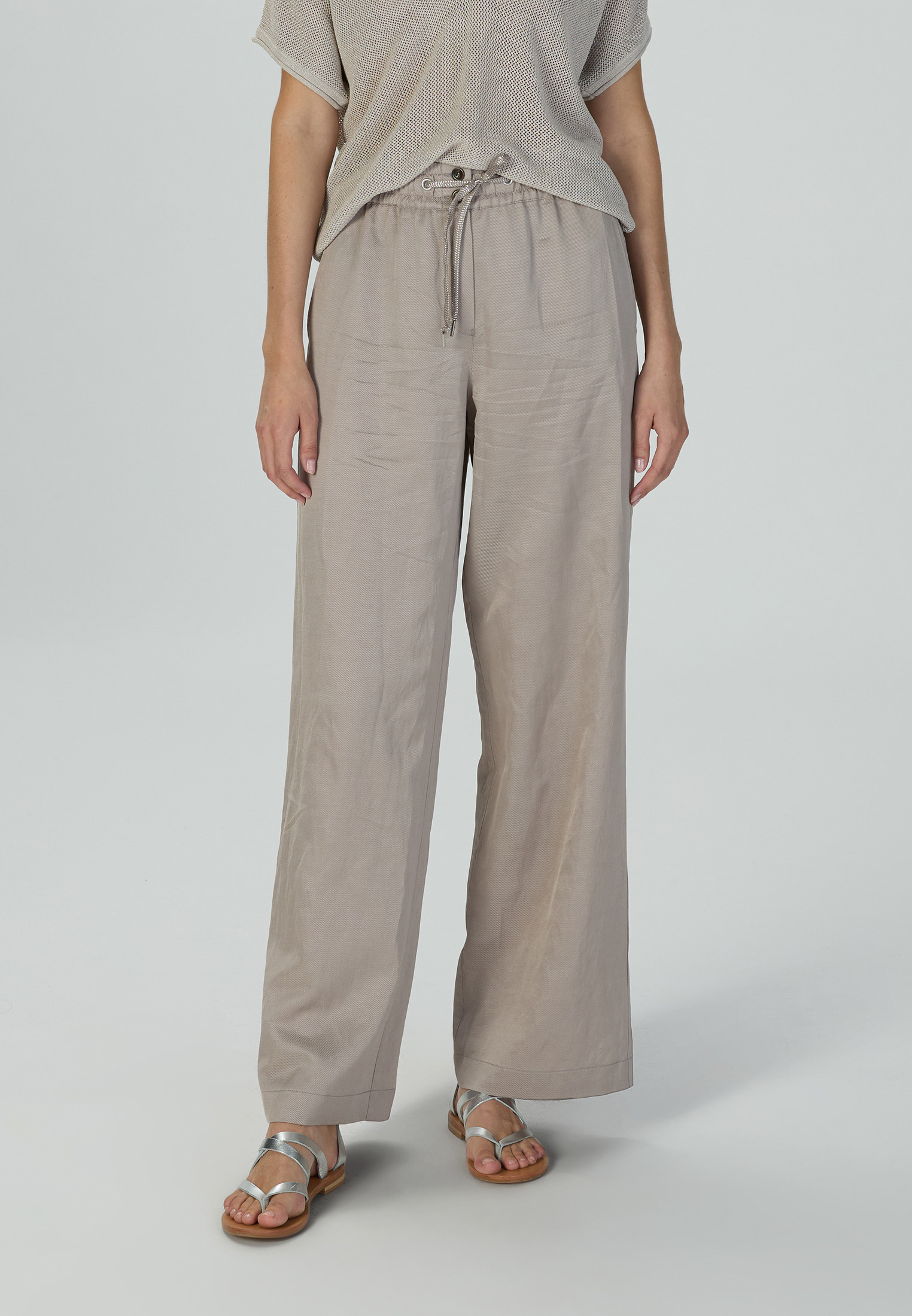 Bild von Hose aus Leinen-Mix Twill