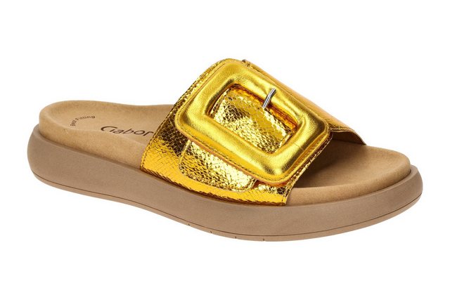 Bild von Gabor  Clogs Pantoletten Plateau Pantolette metallic 43.751.63 43.751.63