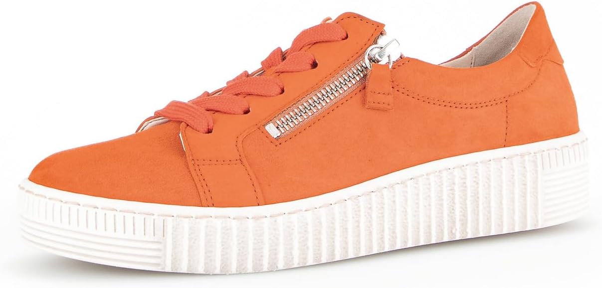 Bild von Gabor Damen Low-Top Sneaker, Frauen Halbschuhe,Wechselfußbett,Best Fitting,Strassenschuhe,Sportschuhe,Freizeitschuhe,Pumpkin,38 EU / 5 UK