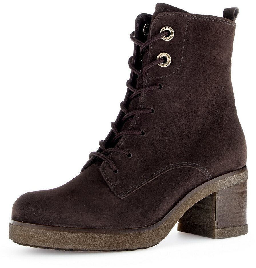 Bild von Gabor Schnürstiefelette »Milano«, Blockabsatz, Schnürboots, Weite G, Sohle in Krepp-Optik