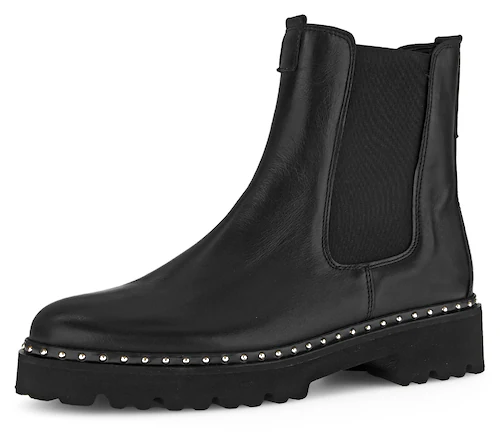 Bild von Gabor Chelseaboots, Blockabsatz, Stiefelette, Boots, Reißverschluss und Stretcheinsatz