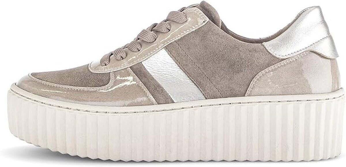 Bild von Gabor Damen Low-Top Sneaker, Frauen Halbschuhe,Business,Freizeit,straßenschuhe,Strassenschuhe,Sportschuhe,Turnschuhe,Iron/braun,36 EU / 3.5 UK