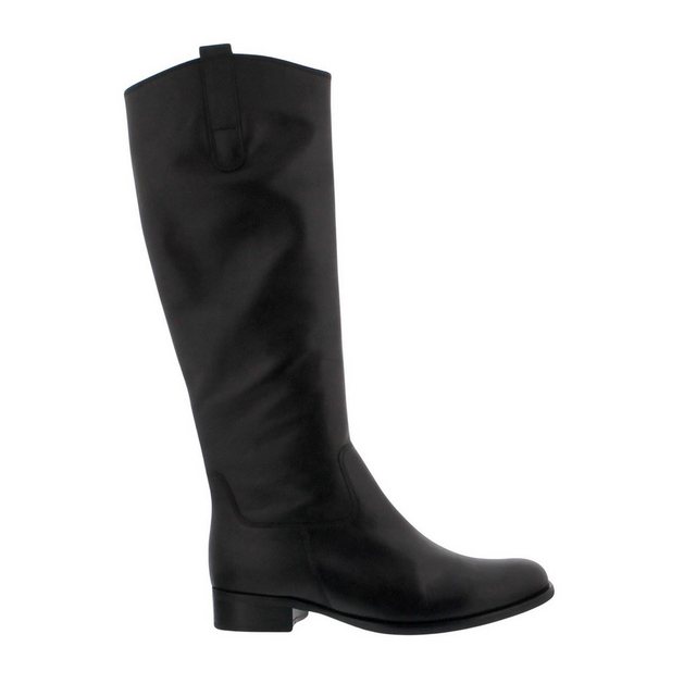 Bild von Gabor Stiefel, Foulardcalf (Microfutter), schwarz, Schaftweite S, Wechselfu Schnürstiefelette