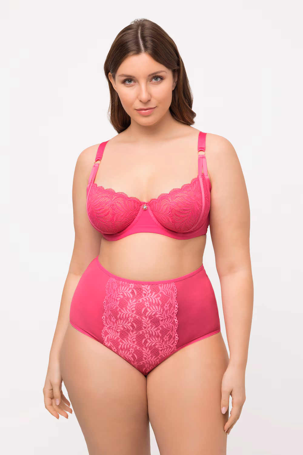 Bild von Große Größen Bügel-BH, Damen, rosa, Größe: 100E, Synthetische Fasern/Elasthan, Ulla Popken
