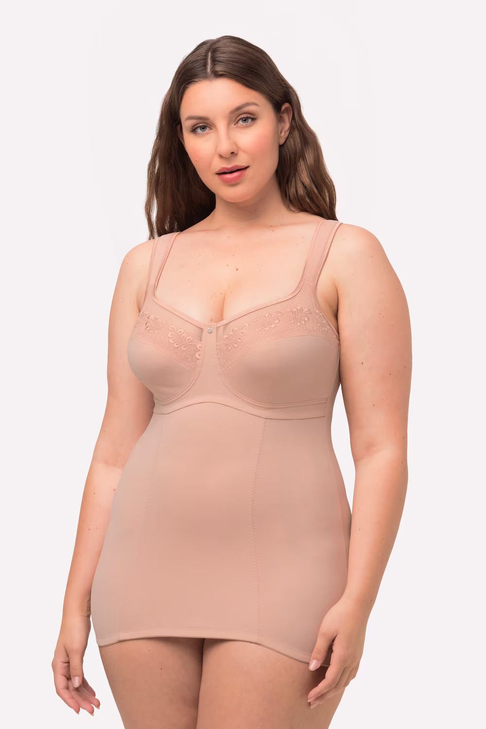 Bild von Große Größen Shaping-Top, Damen, orange, Größe: 85C, Synthetische Fasern/Polyester/Elasthan, Ulla Popken