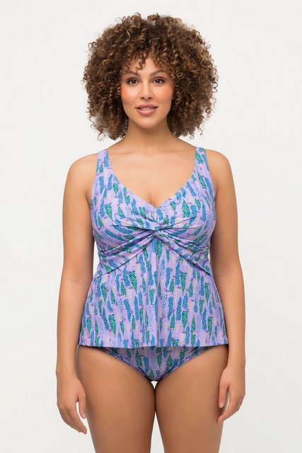 Bild von Grosse Grössen Tankini, Damen, lila, Größe: 58, Polyester/Synthetische Fasern/Elasthan, Ulla Popken